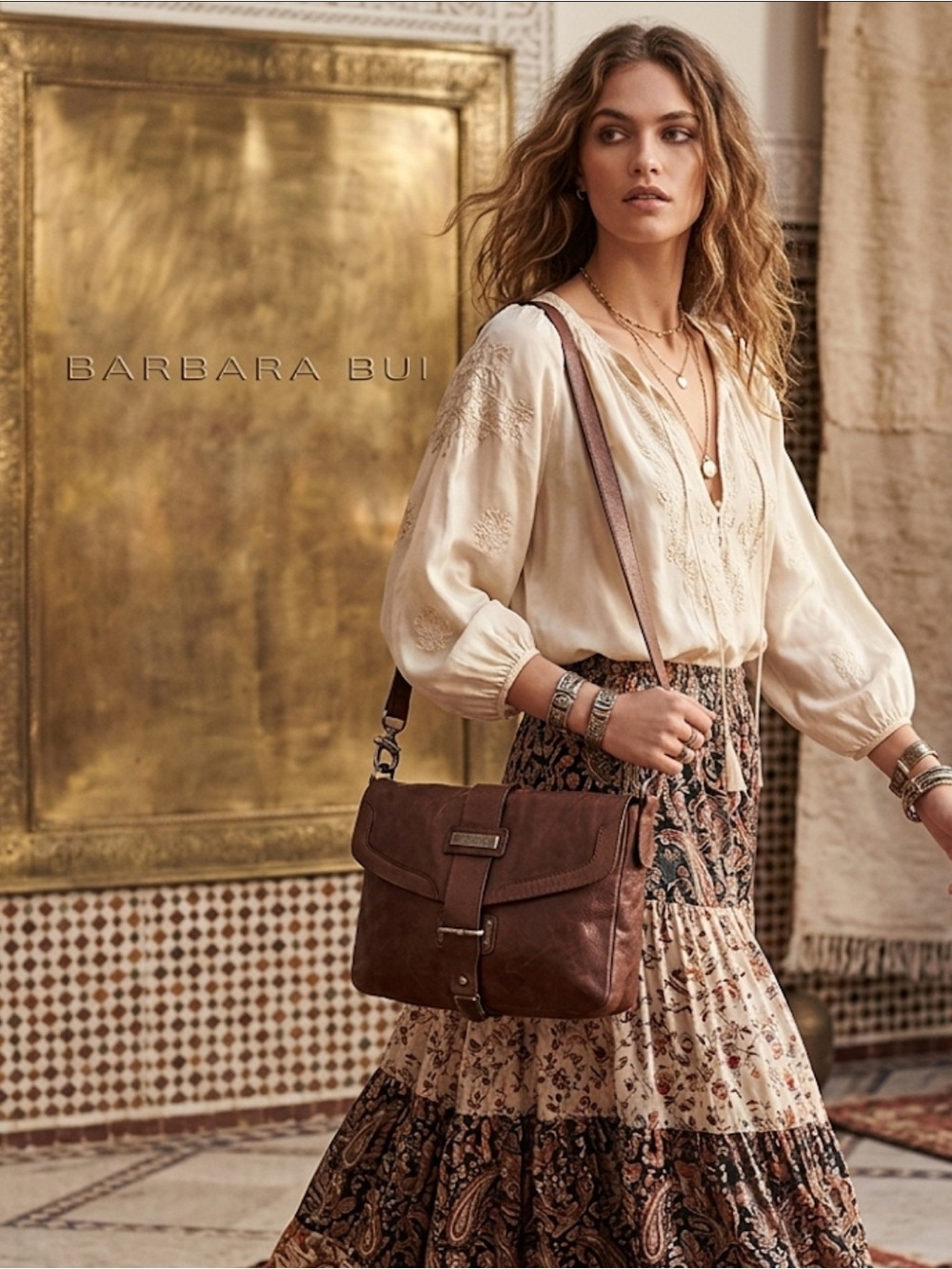 Authentic Barbara Bui Leather designer handbag purse